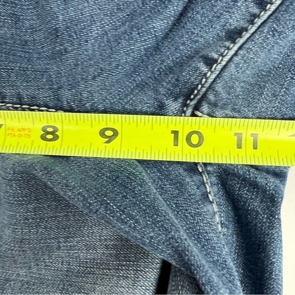 Earl Women’s Blue Jeans Sz 14 Embellishments/embroidery Missing/loose Distressed - Picture 10 of 12